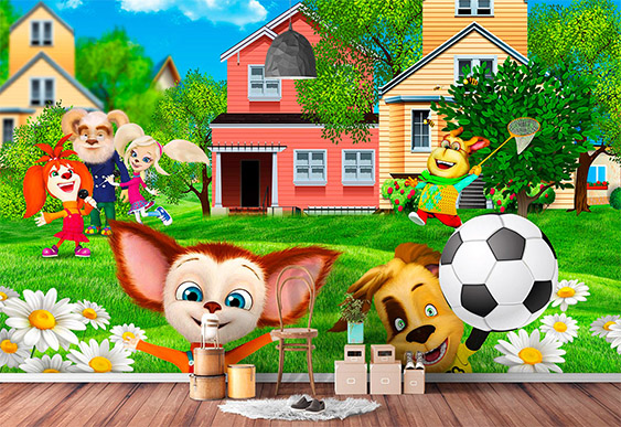 Fototapet pentru copii - Barboskiny