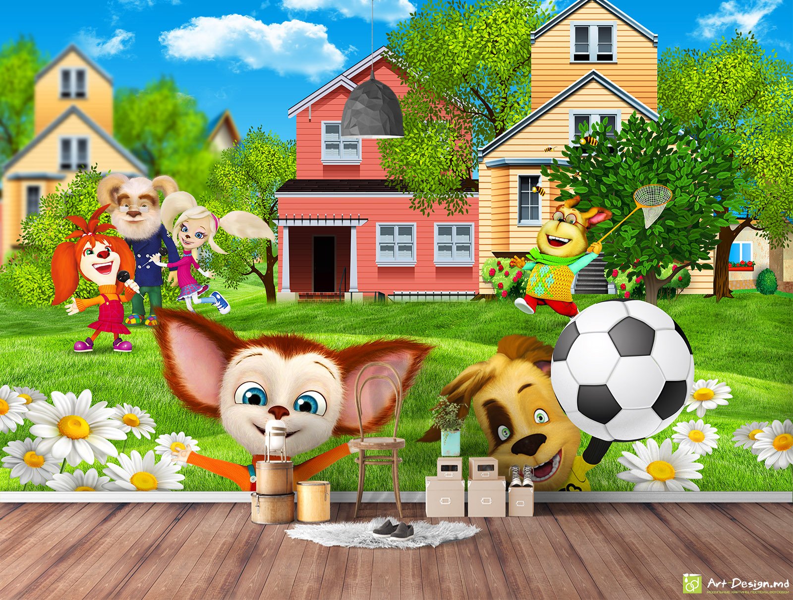 Fototapet pentru copii - Barboskiny