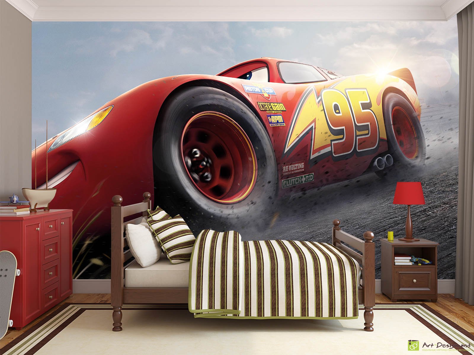 Фотообои - Тачки 3, Дисней_2