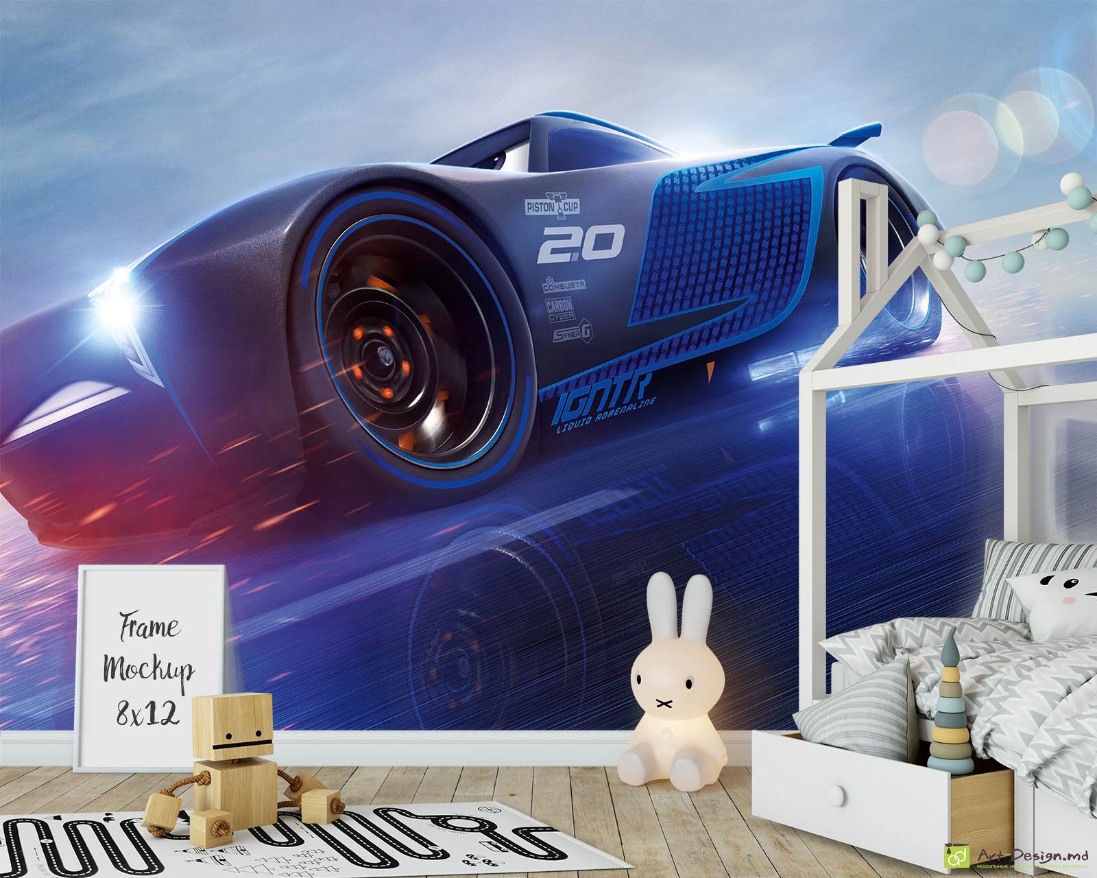 Фотообои - Тачки 3, Дисней_3