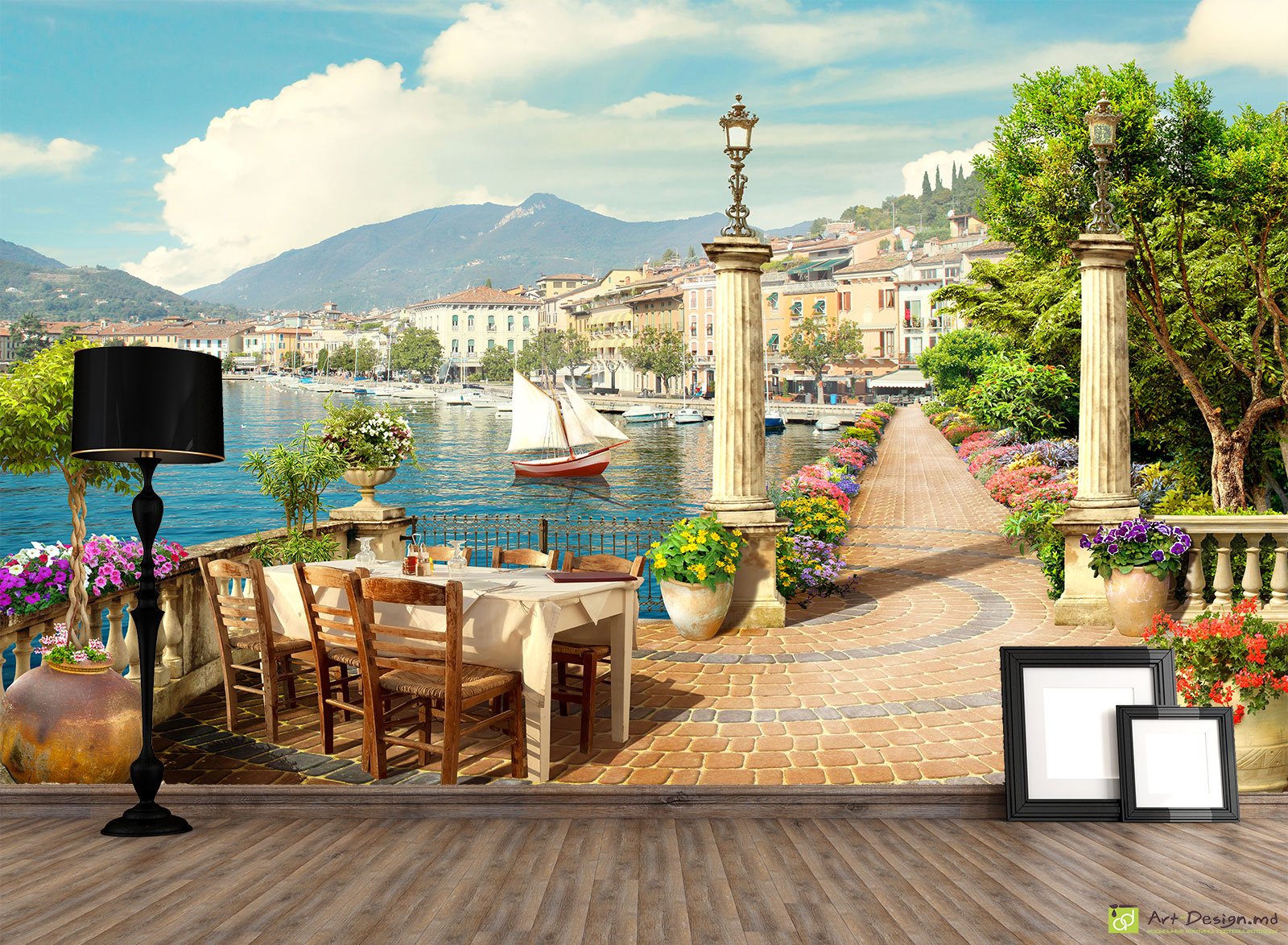 Фотообои на стену - Кафе в Венеции_2