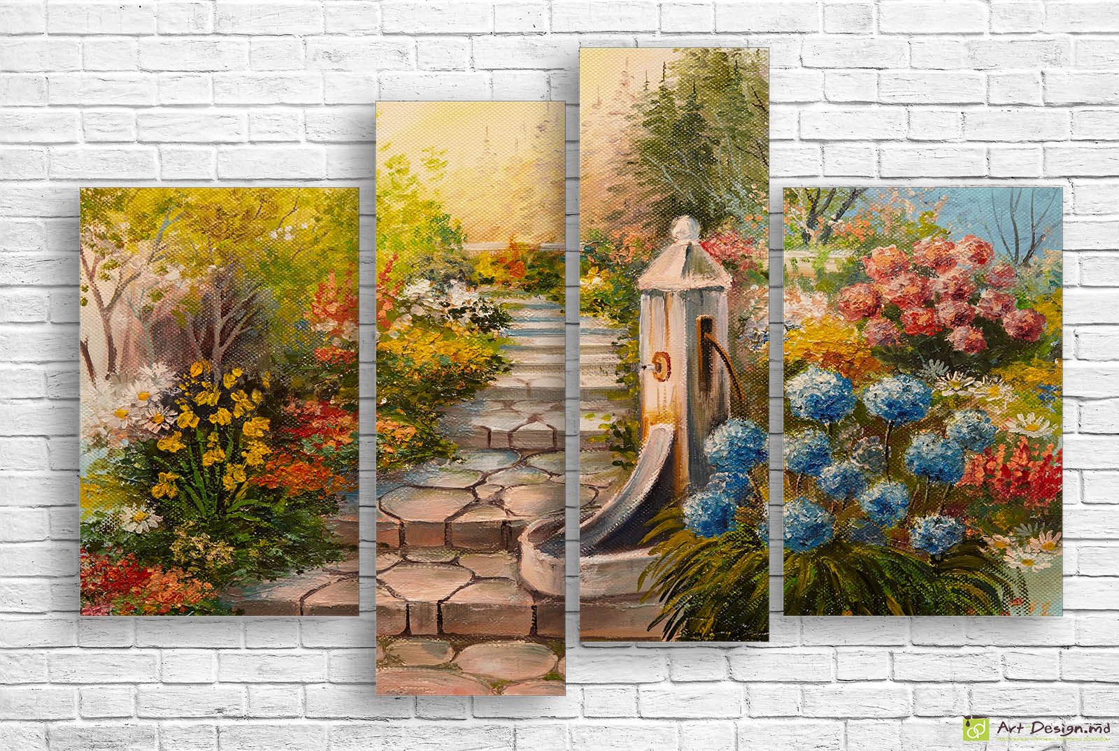 🌸 Модульная картина Цветущий сад