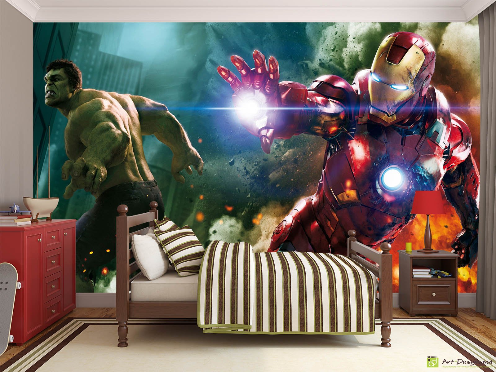 Fototapet la comandă - Iron Man Hulk