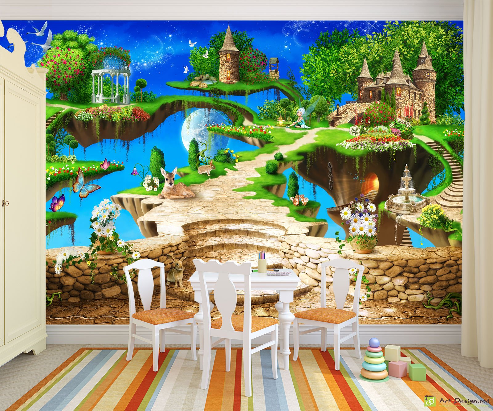 Fototapet la comandă - Castelul și natura