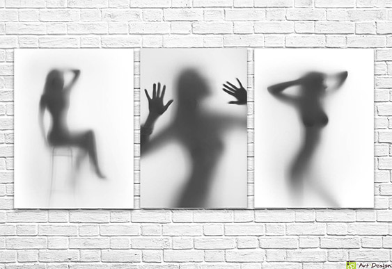 🏛️ Tablou modular Umbre vii in gradina antica