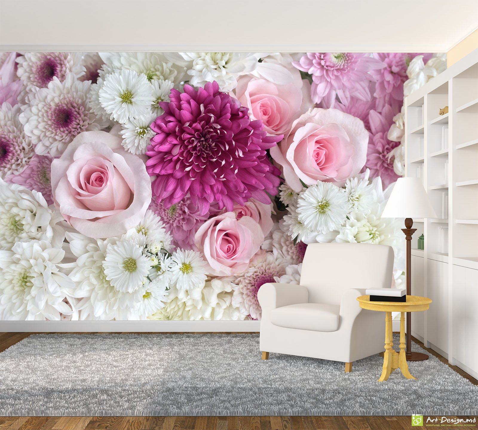 Fototapet la comanda - Aranjament de flori_2