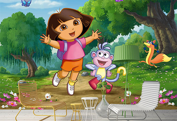 Fototapet pentru copii - Dora the Explorer