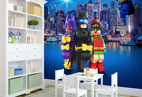 Fototapet pentru copii - Lego, Batman Superheroes
