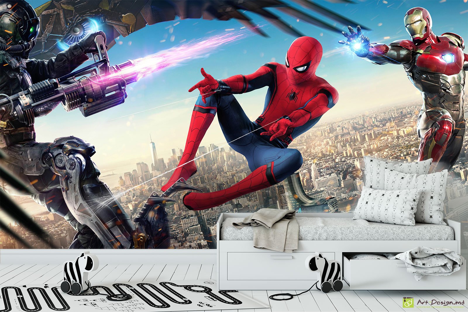 Fototapet pentru copii - Super-eroi, Marvel Comics