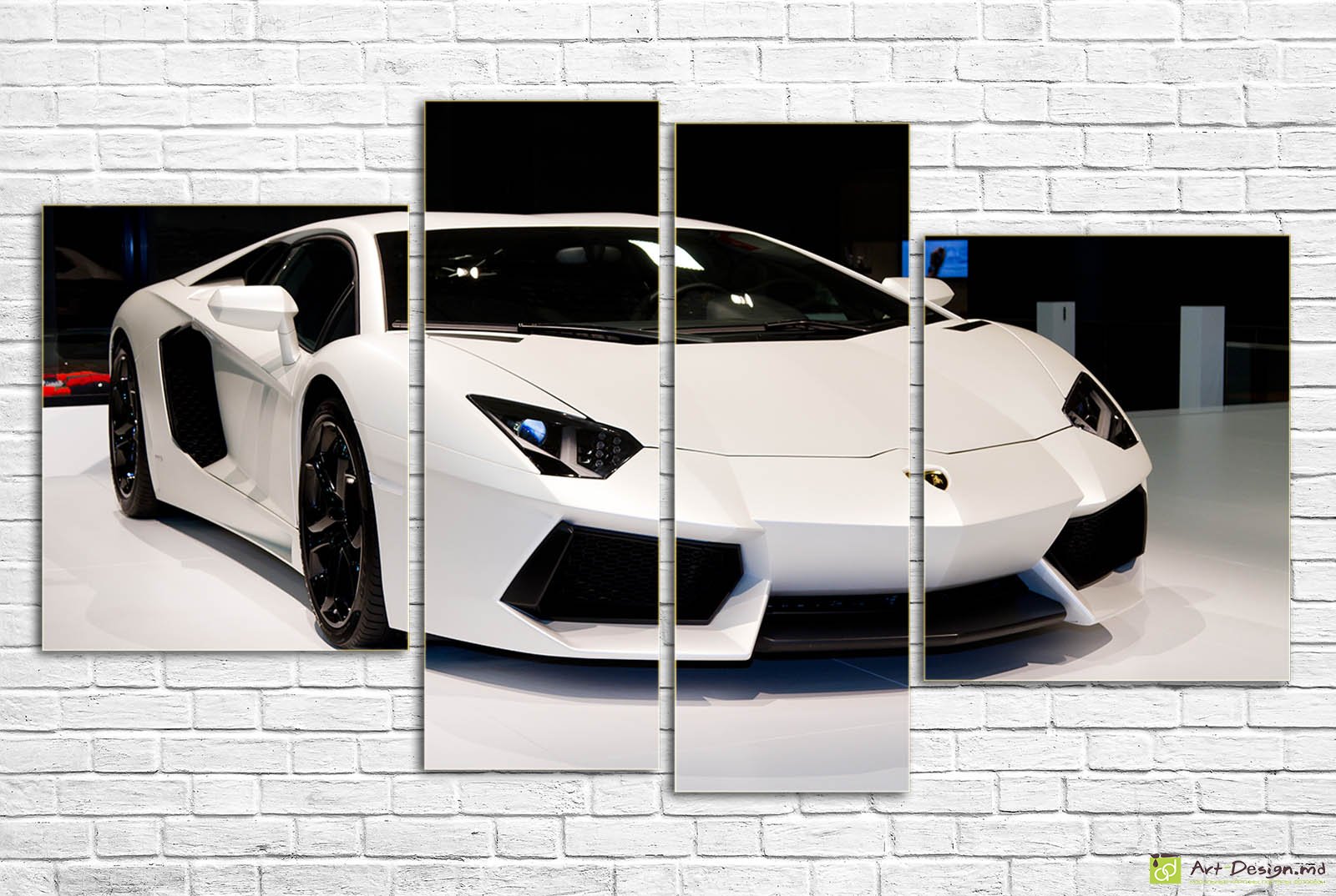 Tablou din segmente - Lamborghini Aventador