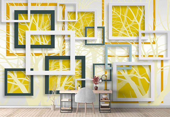 Fototapet cu efect 3D - Tunel și bile