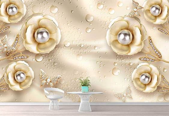 Fototapet cu efect 3D - Tunel și bile