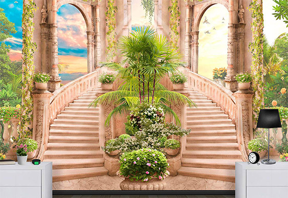Fototapet fressco - Terase, arcuri_3