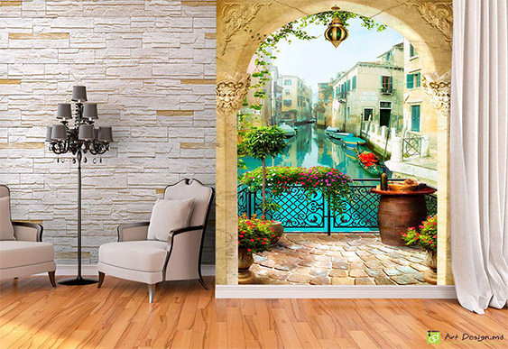 Fototapet fressco - Terase, arcuri_4