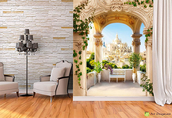 Fototapet fressco - Terase, arcuri_5