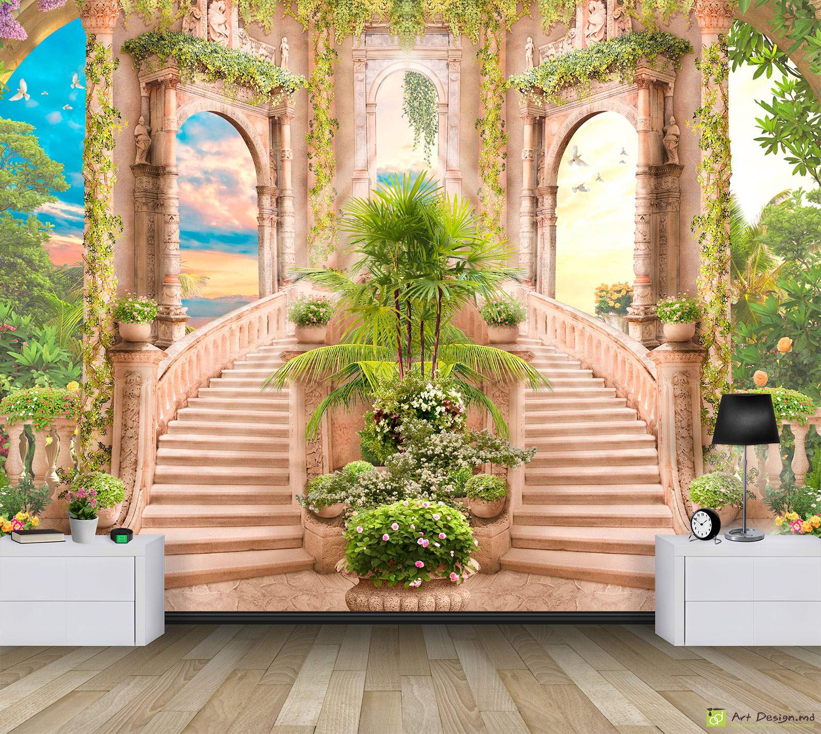 Фотообои, Фреска - Террасы, арки_3