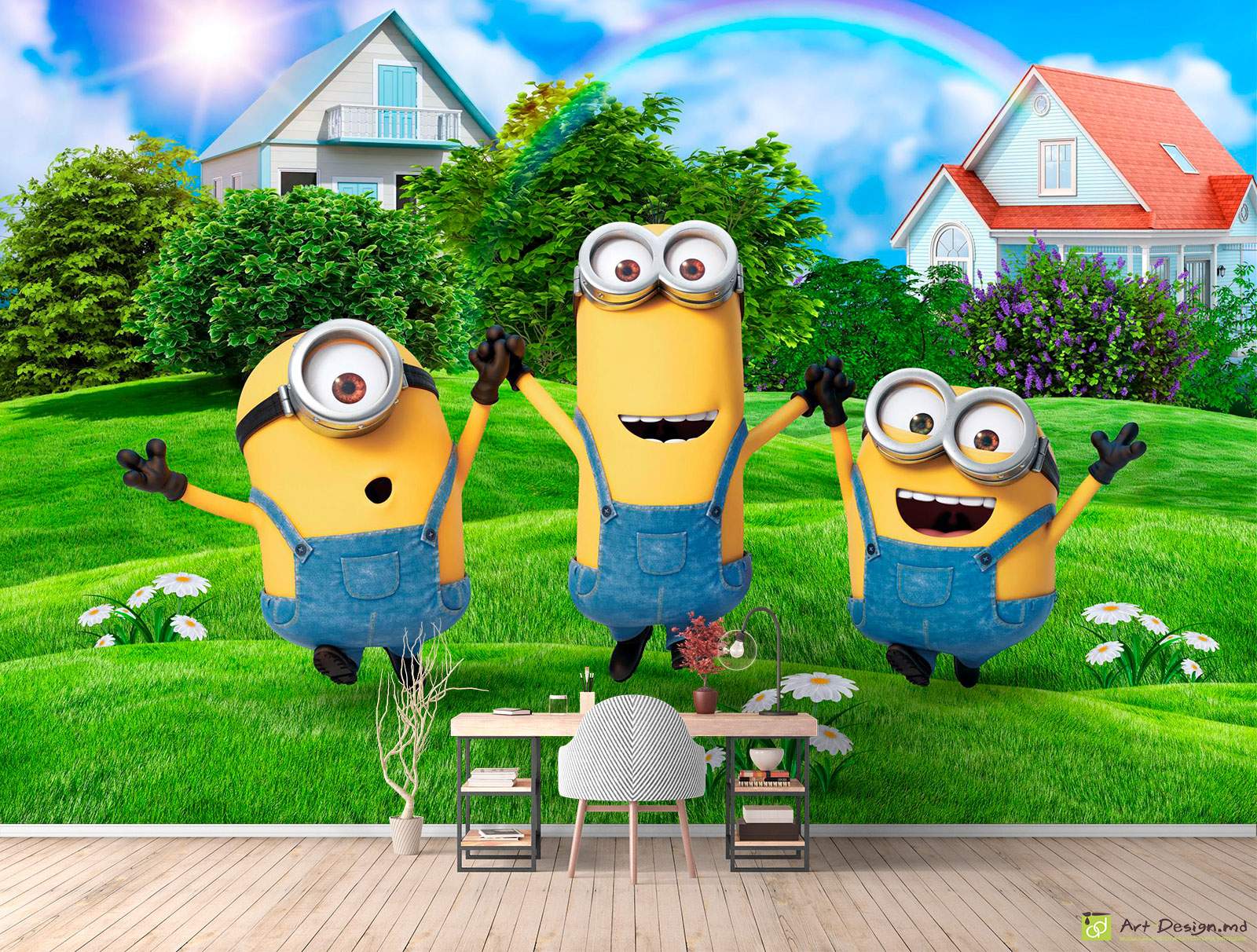 Фотообои Детские - Миньоны_3