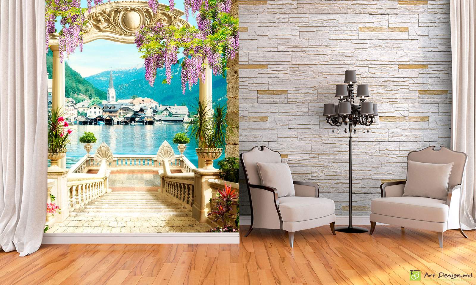 Фотообои на стену - Террасы, арки_7