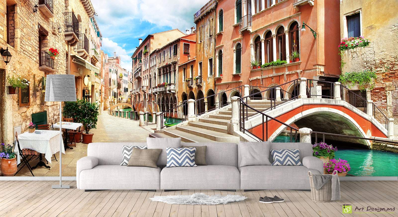 Fototapet fressco - Străzile și curțile_6