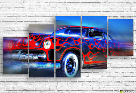 Модульная картина - Парусный корабль_2