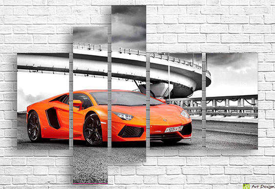 Tablou Multicanvas - Viteza sub pod