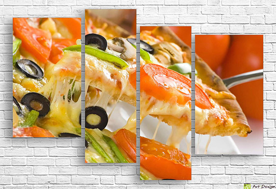 Модульная картина - Зеленый чай и жасмин