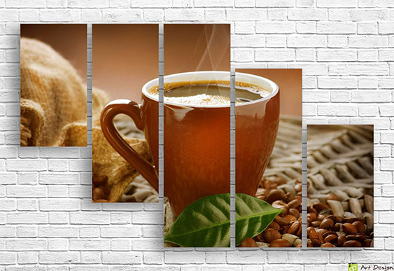 Модульная картина - Зеленый чай