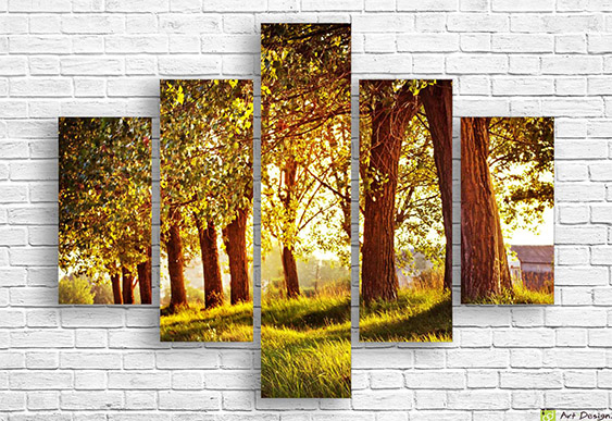 🌅 Модульная картина «Взгляд моря»