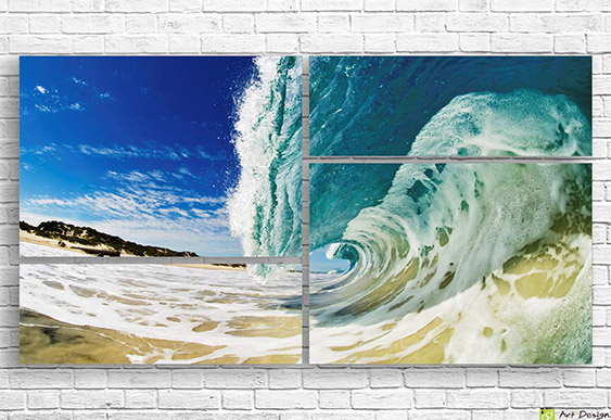 🏔 Tablou modular „Privire în depărtare”