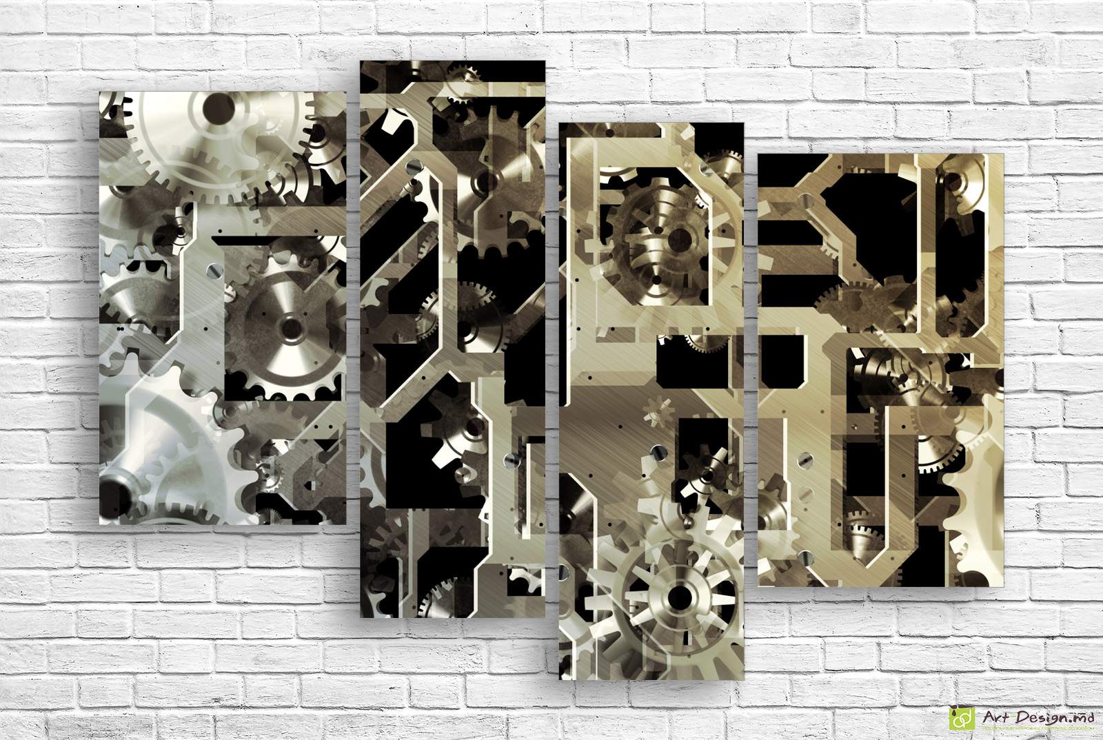 ⚙️ Tablou modular „Mecanismul timpului”