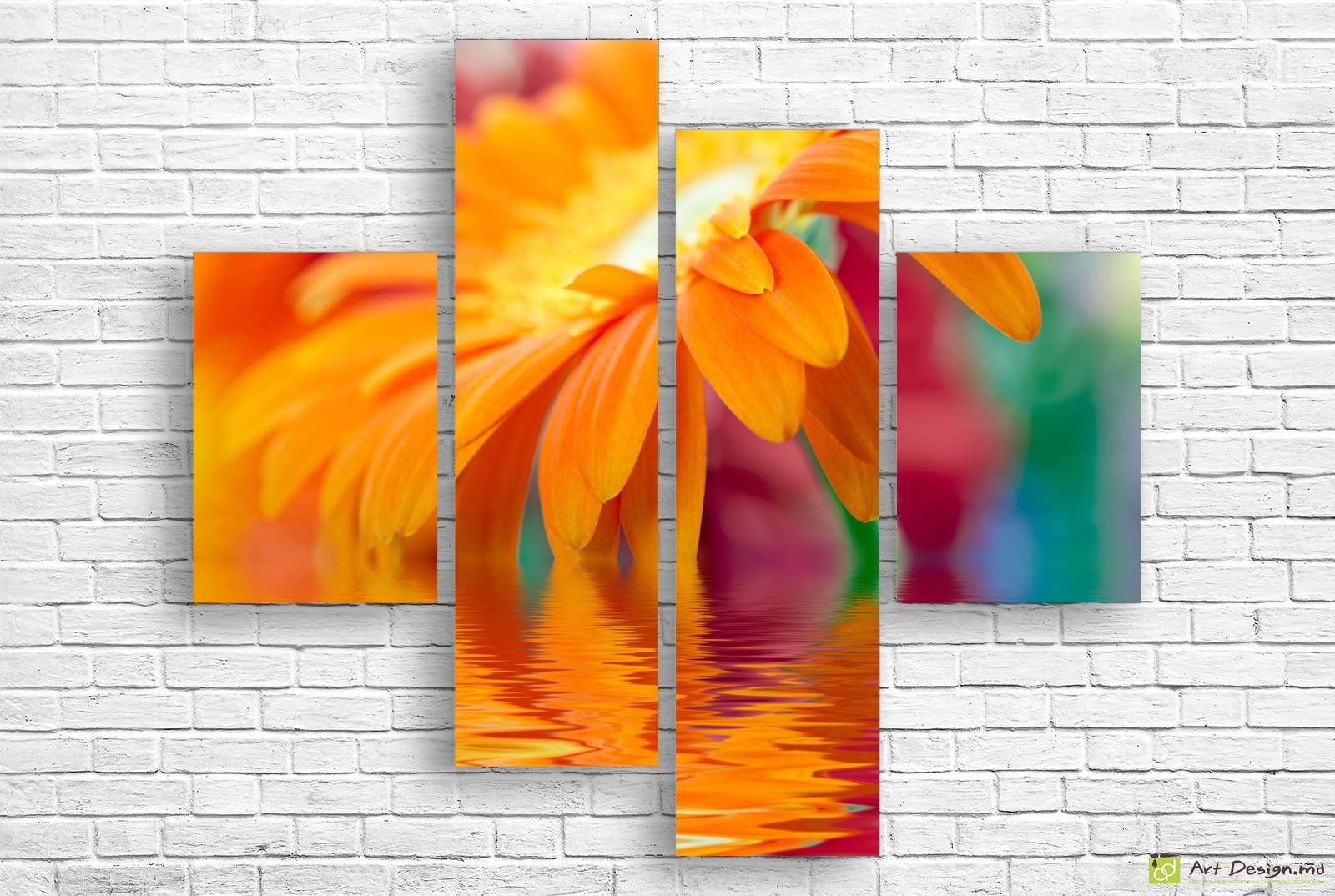 🌸 Tablou modular: Delicatețea florilor de măr