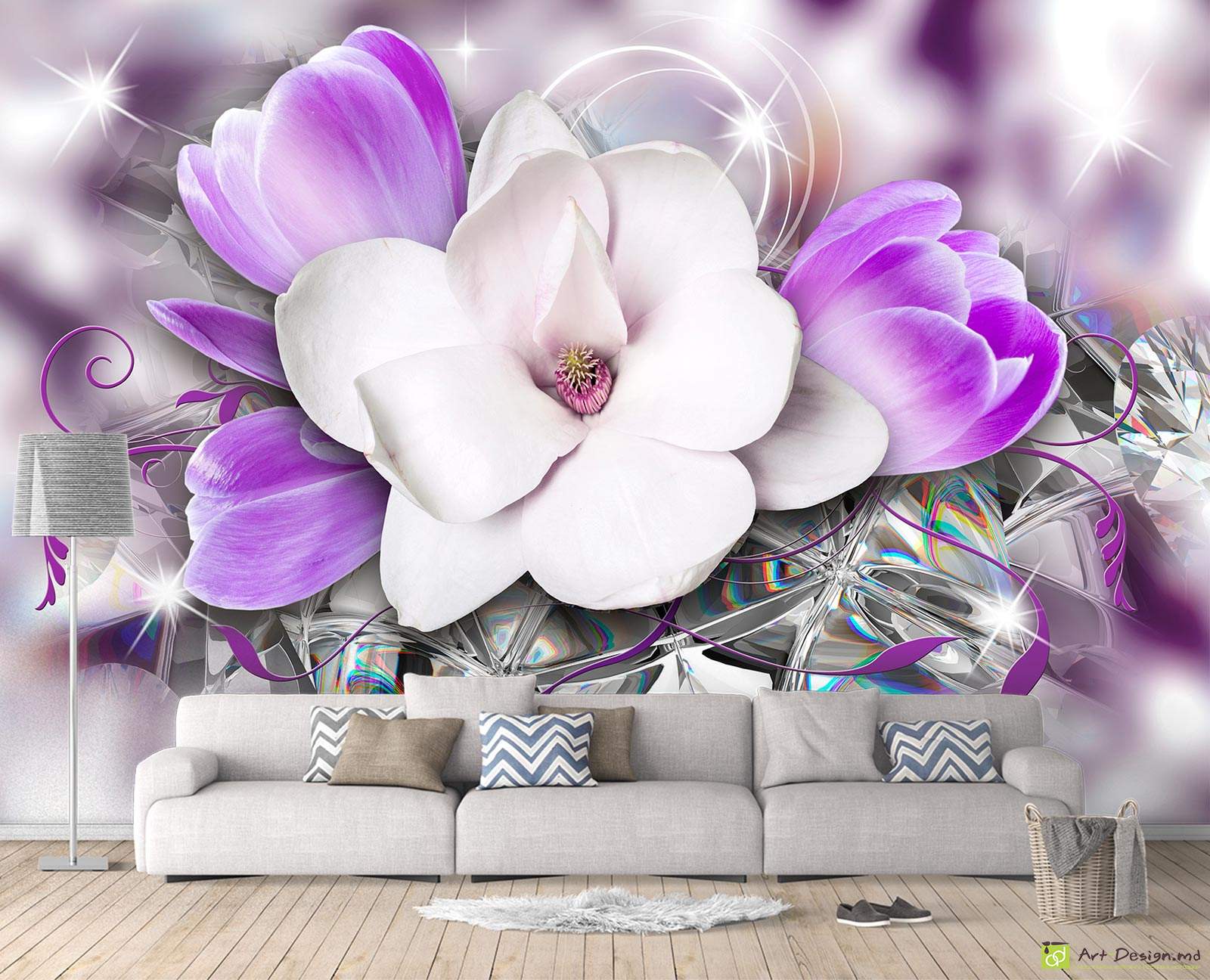 Fototapet la comanda - Magnolia și diamantul