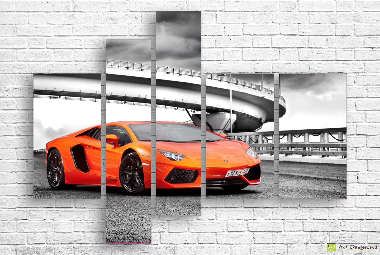 Tablou Multicanvas - Viteza sub pod