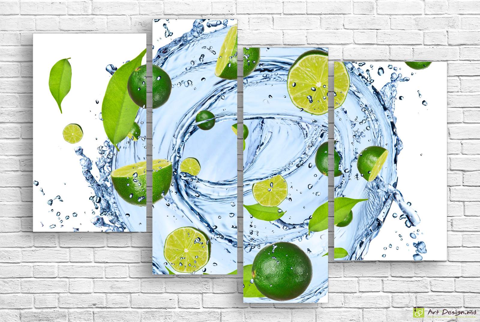 Модульная картина - Лайм Фрэш