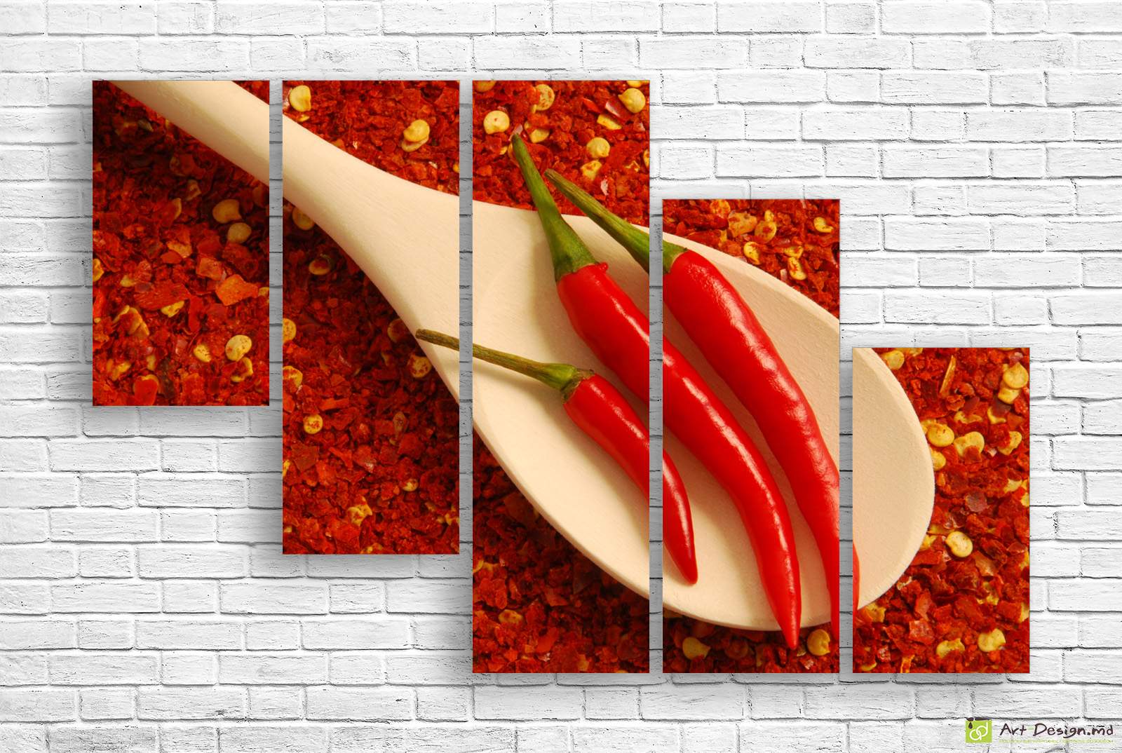 Tablou Multicanvas - Ardei iute