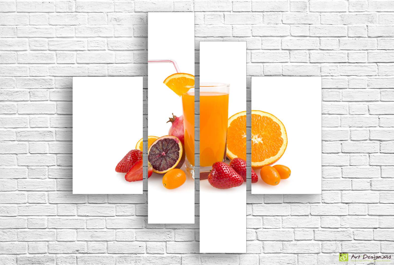 Модульная картина - Сок ассорти