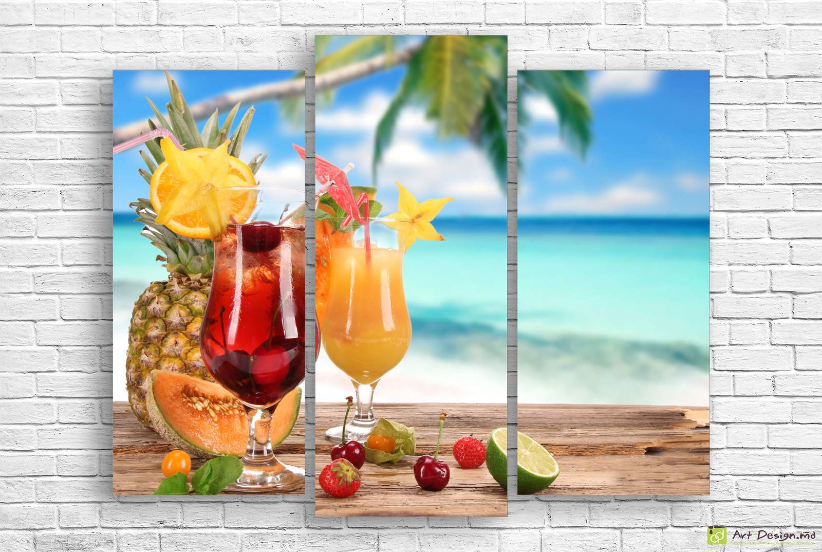 Модульная картина - Морской коктейль