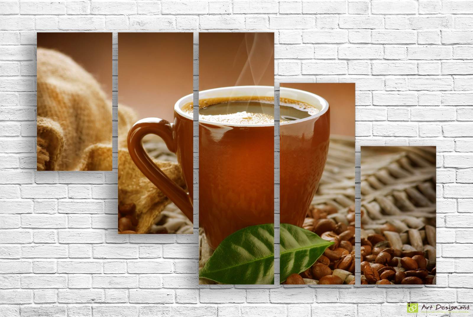 Tablou Multicanvas - Cafea aromată