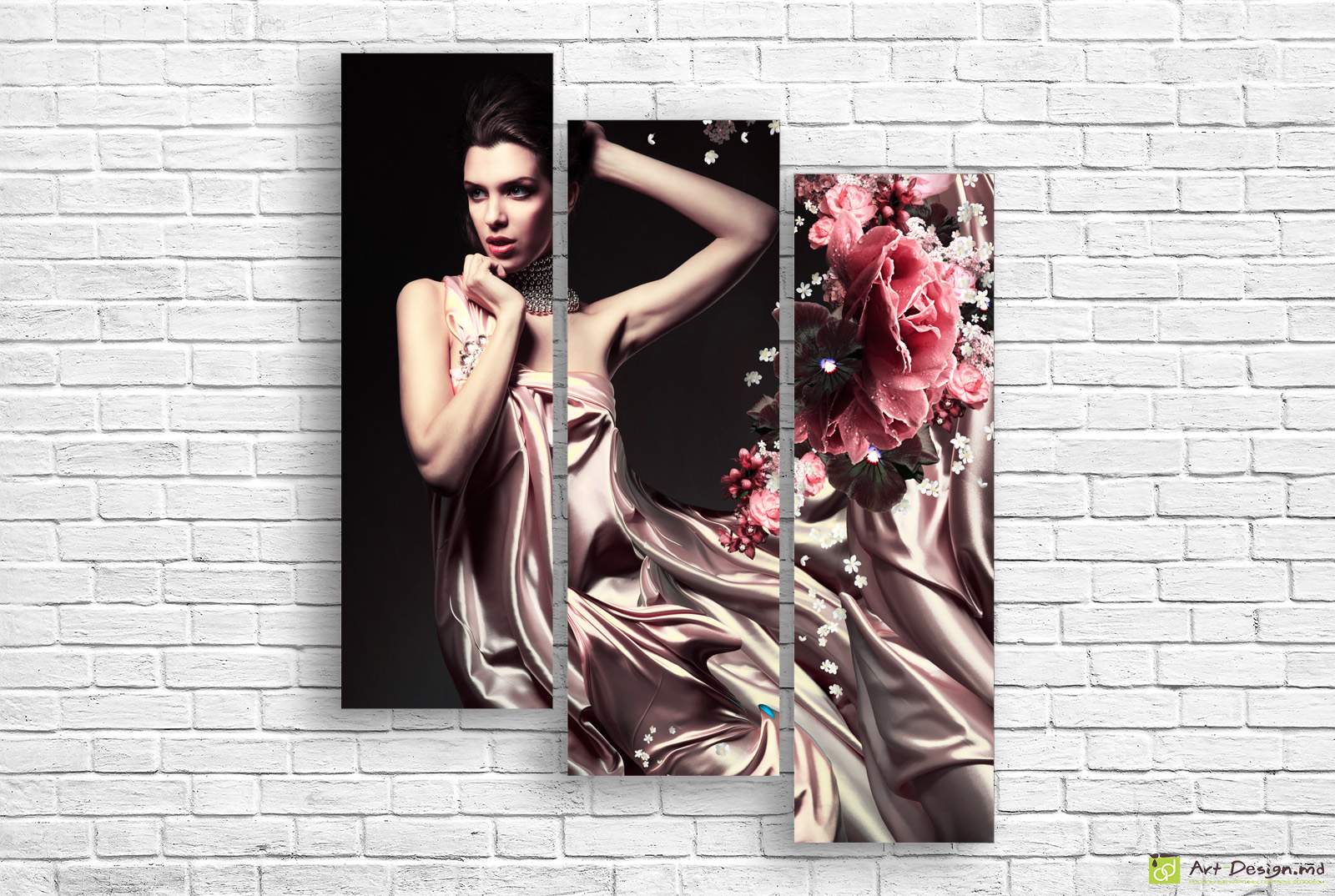 🌹 Модульная картина «Грация шелка»