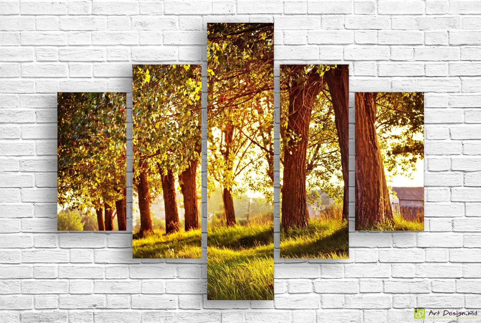 🌳 Модульная картина «Дорога домой»