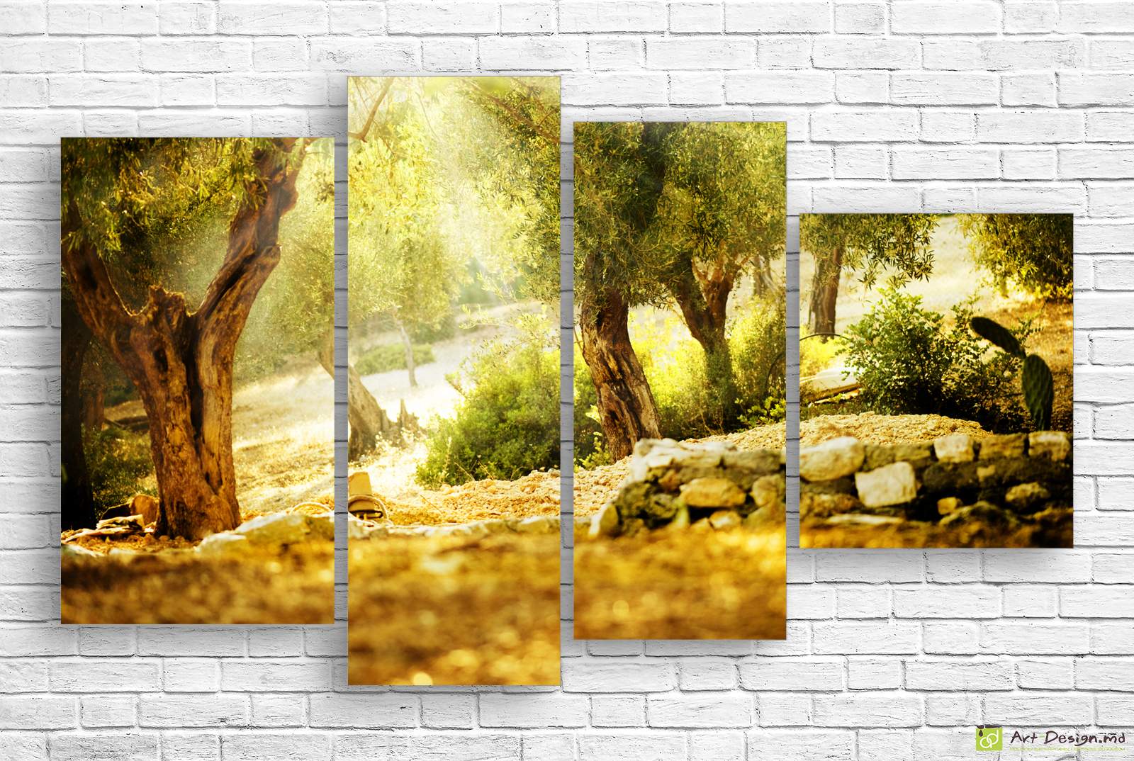 🌿 Tablou modular „Aurul pădurii”