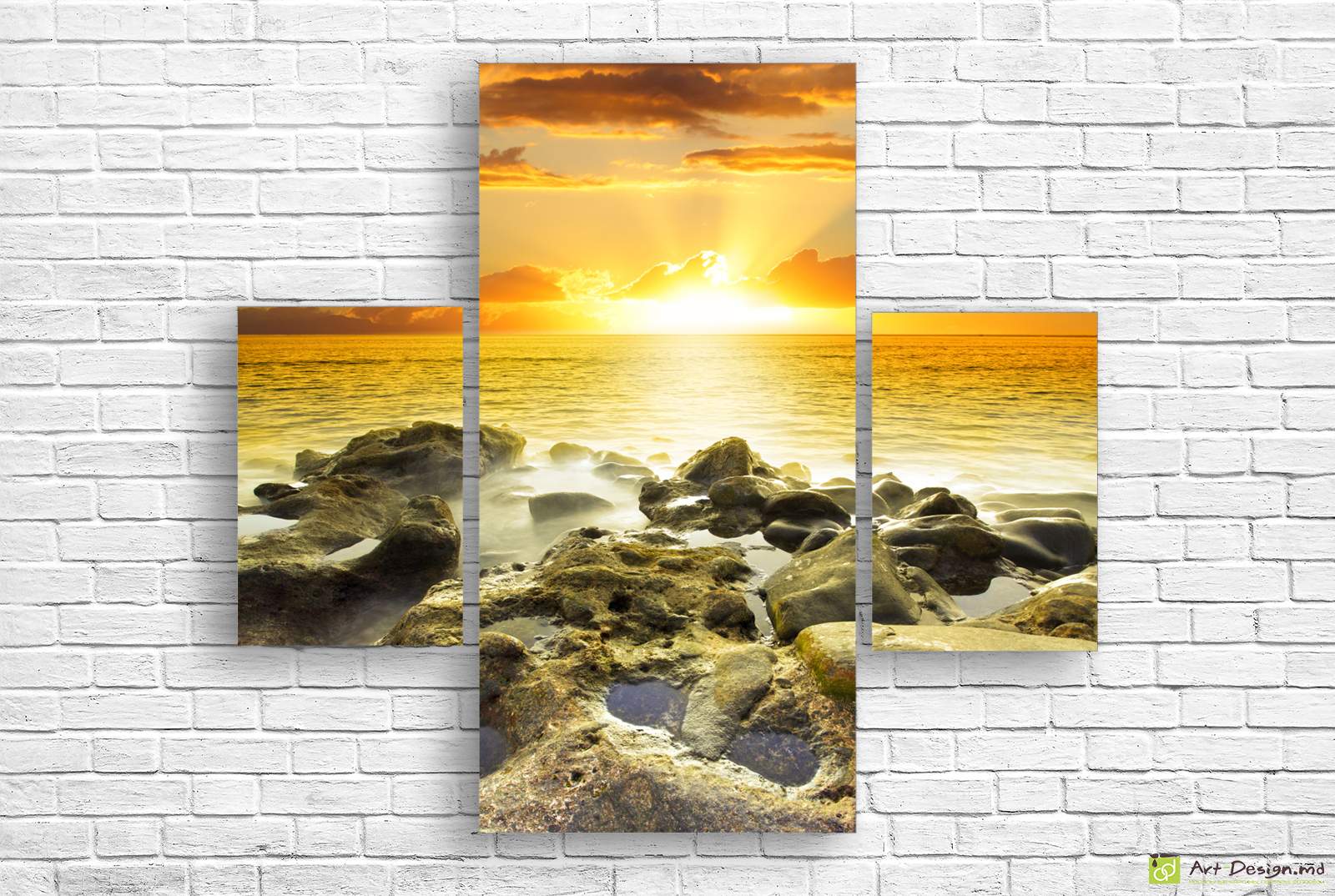 🌅 Модульная картина «Взгляд моря»