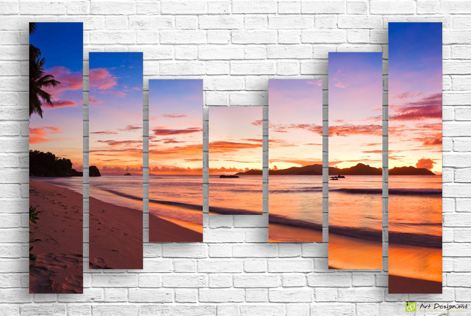 🌅 Tablou modular „Apus spectaculos”