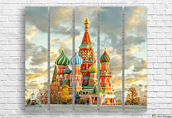 ⛪ Tablou modular: Sfânta Treime (Spas na Krovi)