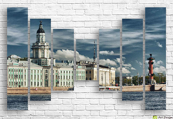 🏛️ Tablou modular „Sankt Petersburg îndrăgit”