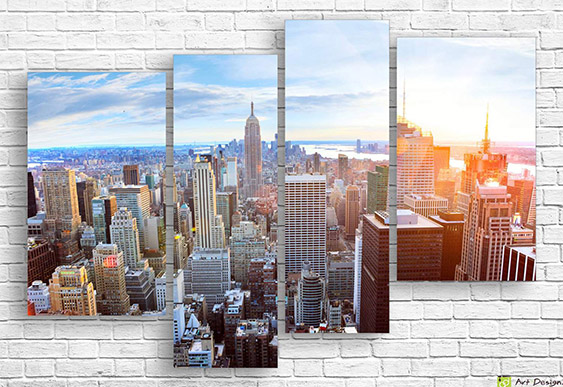 🏙️ Tablou modular „Tokyo modern”