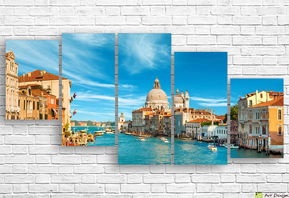 🏛️ Модульная картина «Солнечная Венеция»