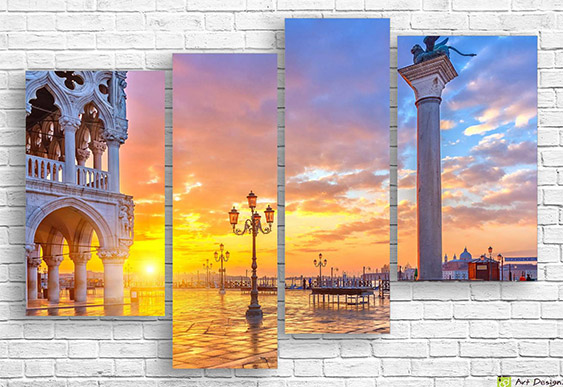 🤍 Tablou modular „Roma. Călătorii și amintiri”