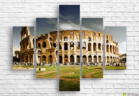 🏛️ Модульная картина «Колизей в Риме»