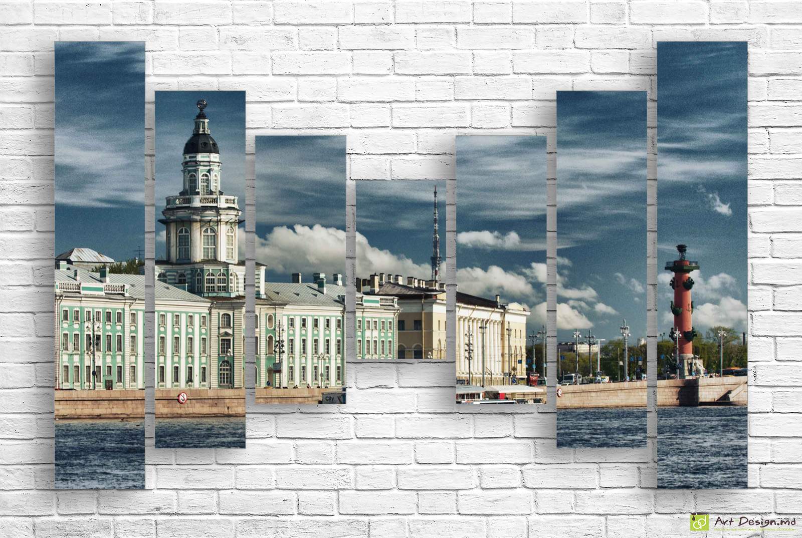 🏛️ Tablou modular „Sankt Petersburg îndrăgit”